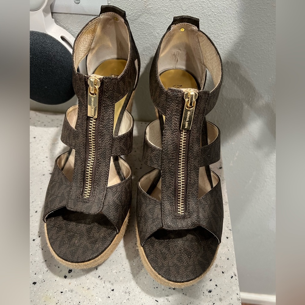 Michael kors wedged heels